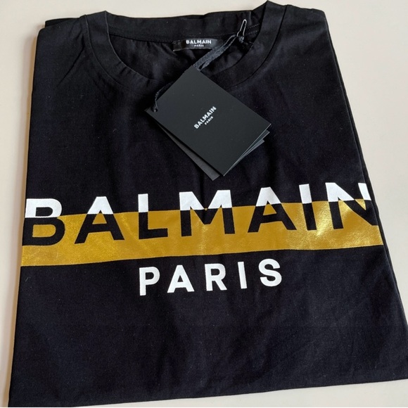 ‼️WOW‼️BALMAIN BLACK SHIRT ‼️NWOT - Picture 4 of 5